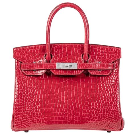 hermes birkin 30cm braise porosus with diamond hardware|Hermes Birkin Porosus .